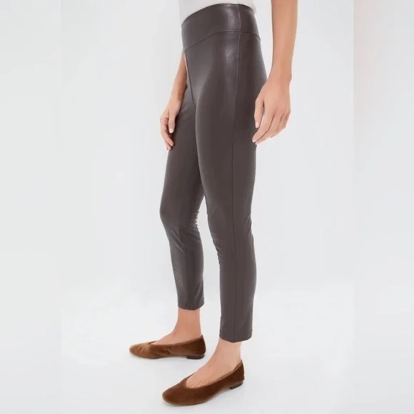 Tuckernuck Pants - Tuckernuck Brown Leather / Pleather Leggings S